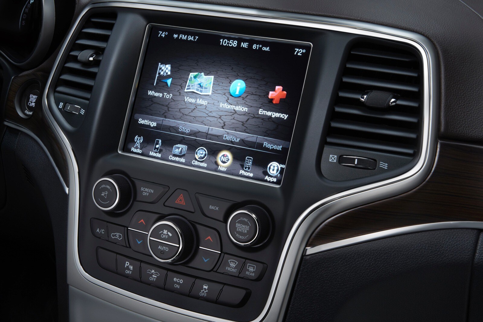 2014 Jeep Grand Cherokee interior CC