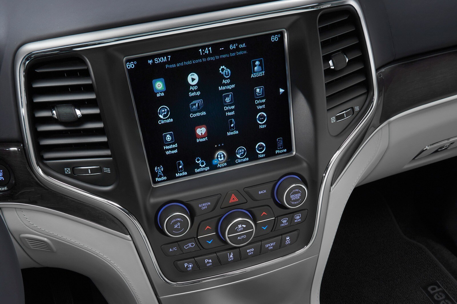 2017 Jeep Grand Cherokee interior CC