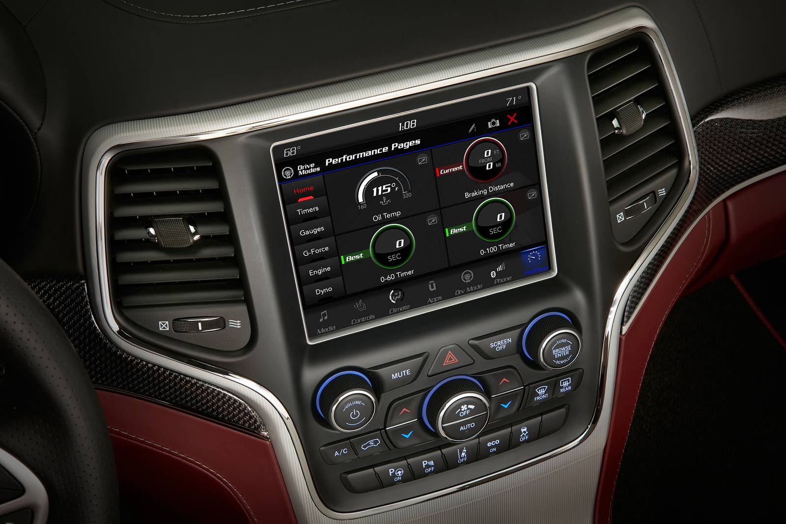 2018 Jeep Grand Cherokee interior CC