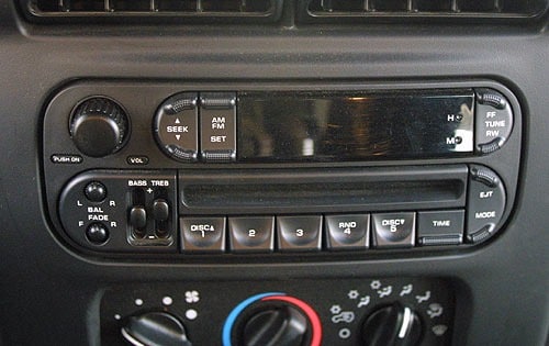 2004 Jeep Wrangler interior CC