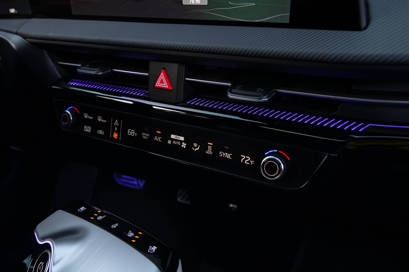 2022 Kia EV6 front safety DETAIL