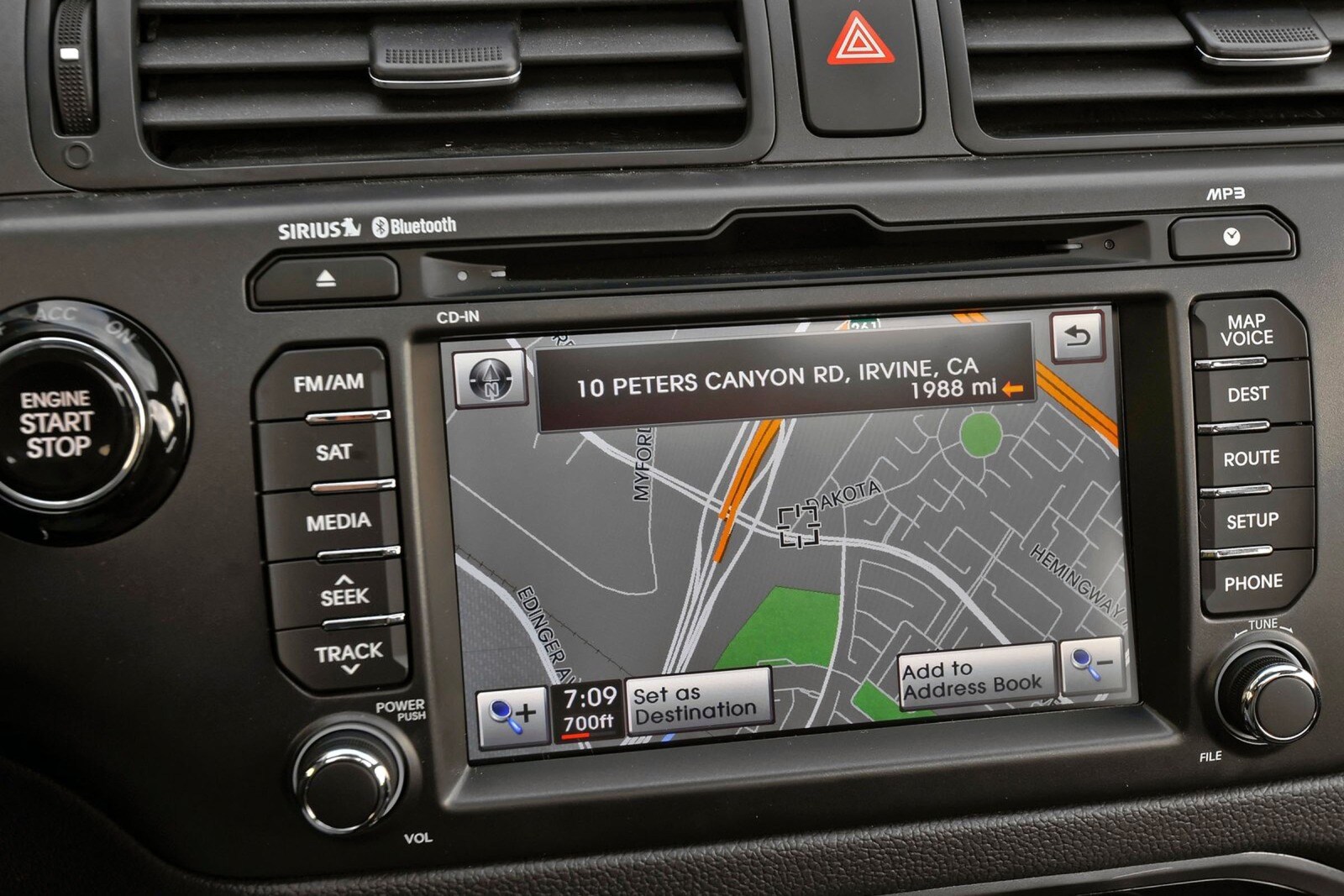 2014 Kia Rio interior NAVSYS