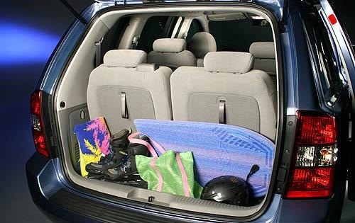2008 Kia Sedona interior CARGO