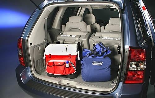 2008 Kia Sedona interior CARGO