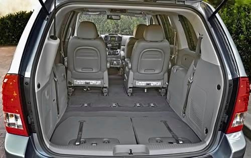 2011 Kia Sedona interior CARGO