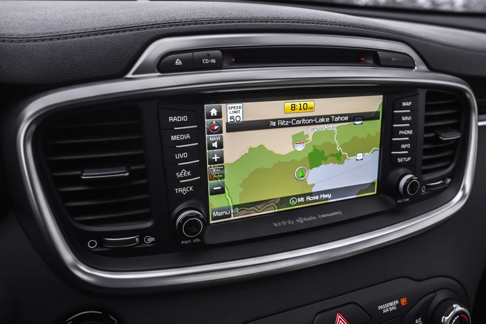 2016 Kia Sorento front safety NAVSYS