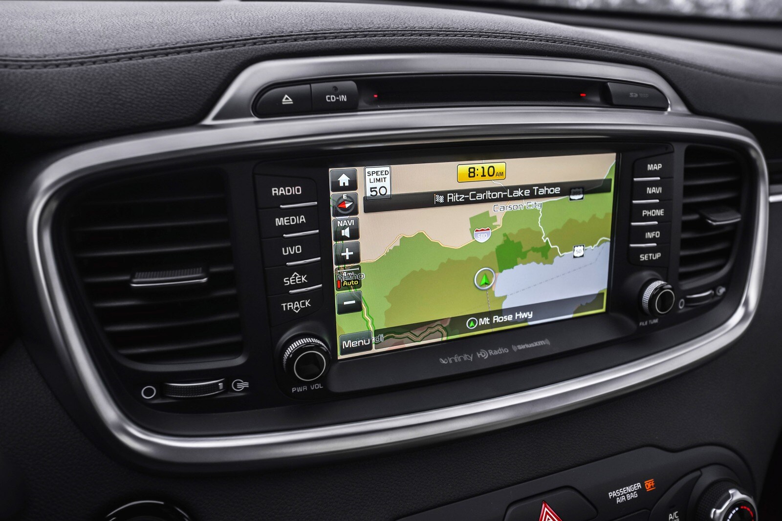 2018 Kia Sorento interior NAVSYS