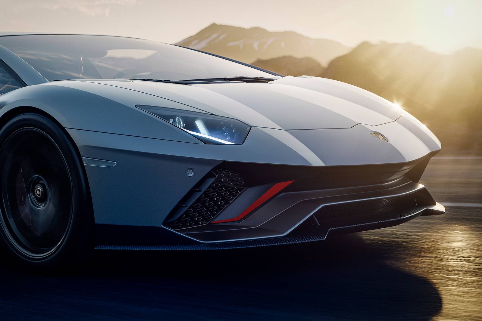 2021 Lamborghini Aventador exterior EDETAIL