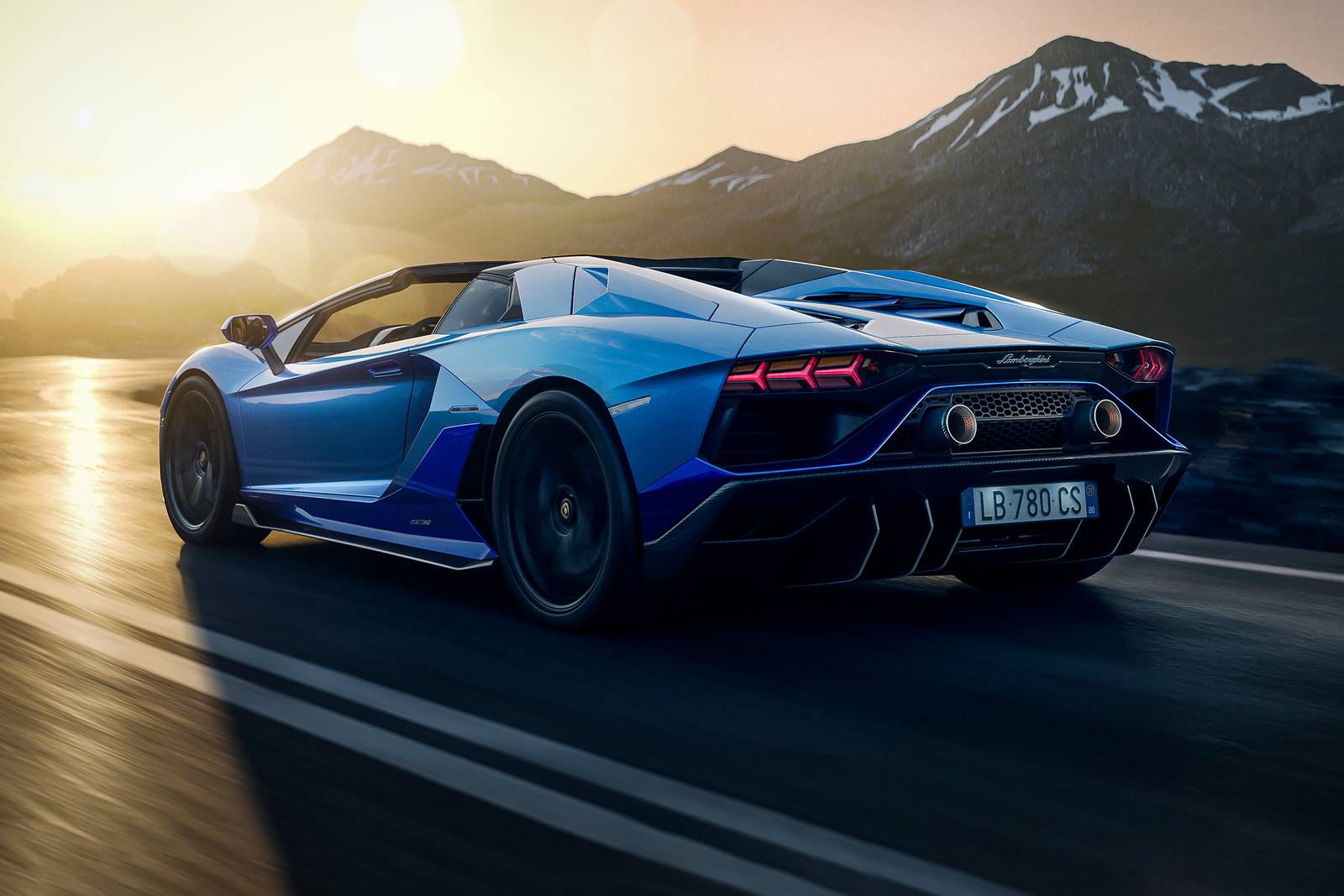 2021 Lamborghini Aventador exterior F