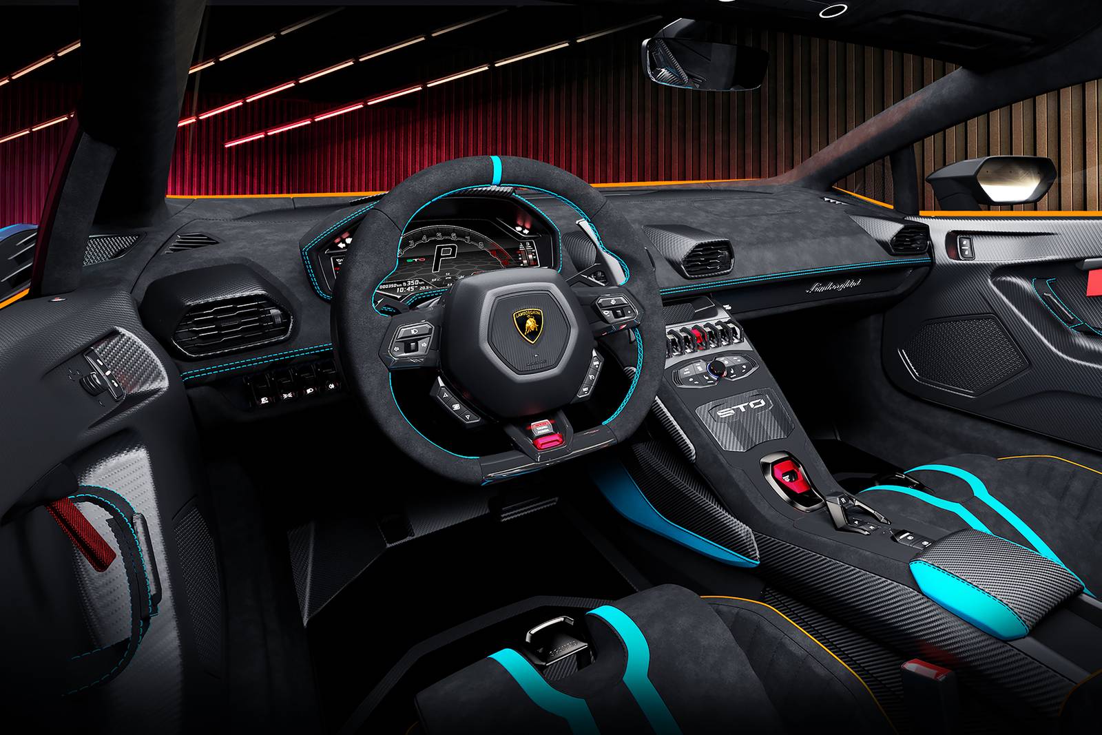 2022 Lamborghini Huracan STO interior D