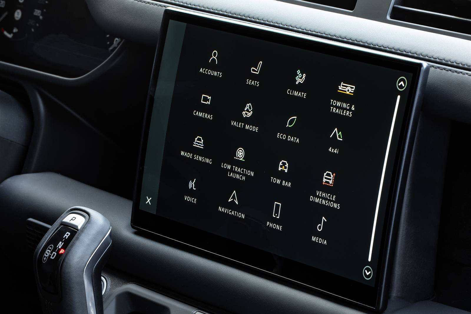 2025 Land Rover Defender interior CC