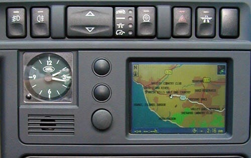 2000 Land Rover Range Rover interior DETAIL