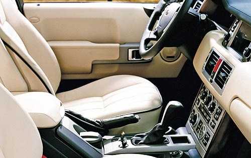 2005 Land Rover Range Rover interior DETAIL