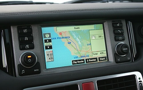 2005 Land Rover Range Rover interior DETAIL