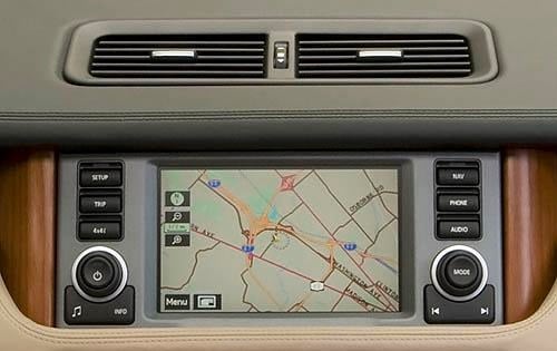 2009 Land Rover Range Rover interior CC