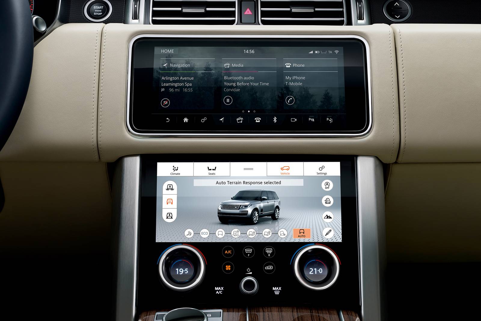 2019 Land Rover Range Rover interior CC