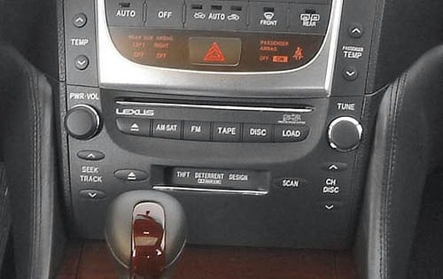 2006 Lexus GS 430 interior CC