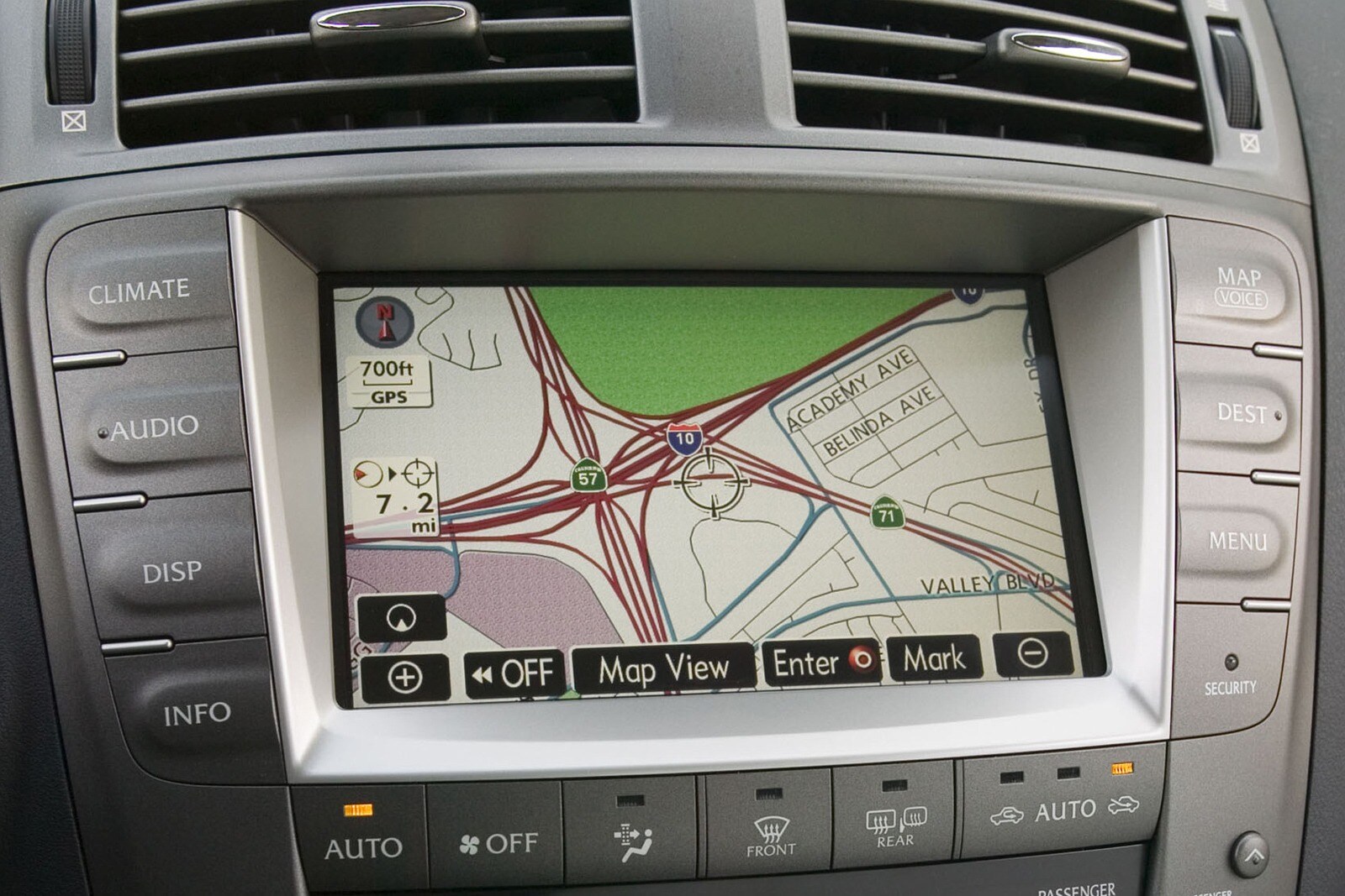 2007 Lexus IS 250 interior NAVSYS