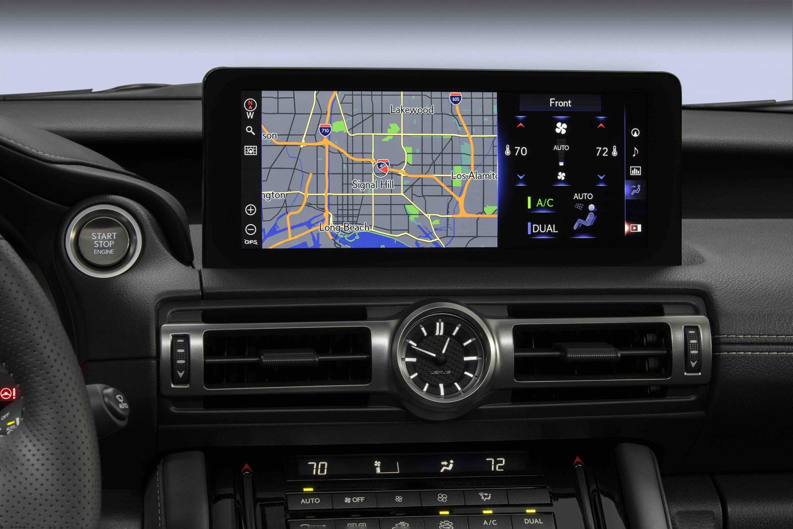 2022 Lexus Is interior NAVSYS