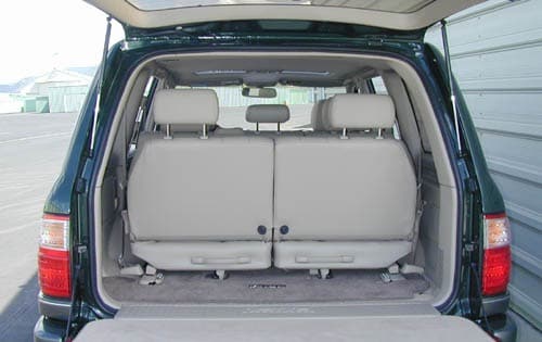 2000 Lexus LX 470 interior CARGO
