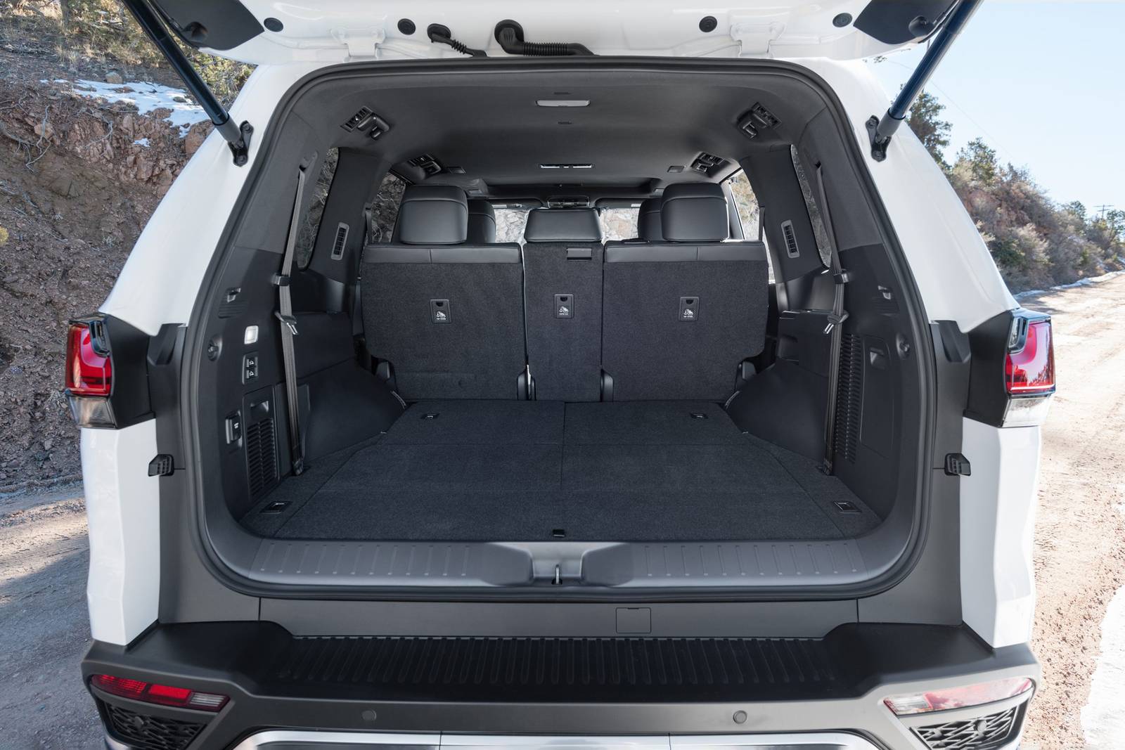 2024 Lexus LX interior CARGO