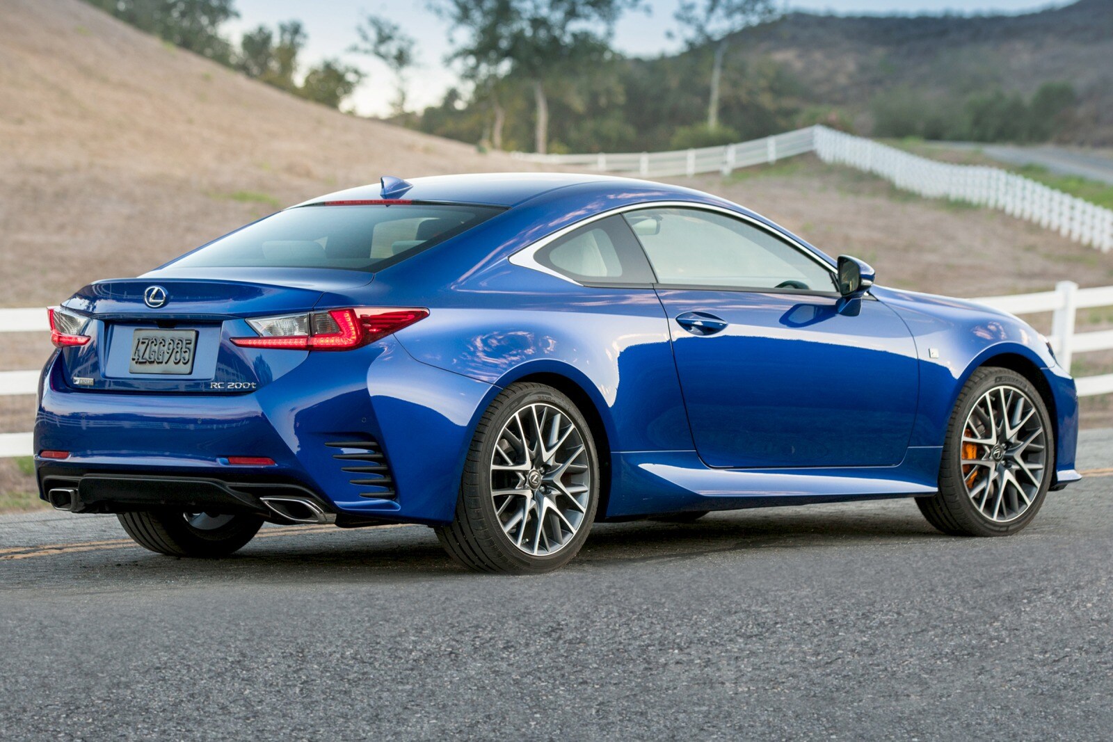2016 Lexus RC 200t Coupe Exterior. F-Sport Package Shown.