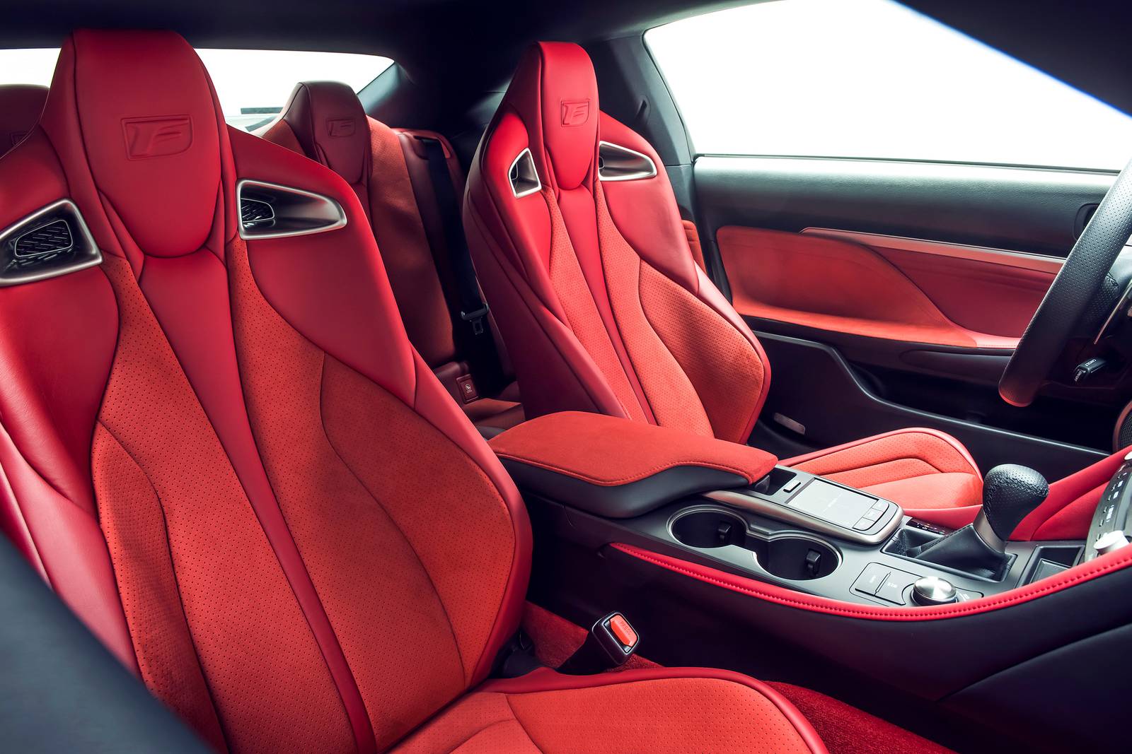 2021 Lexus RC F interior DETAIL