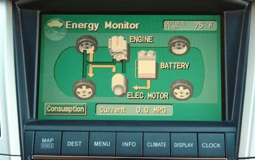 2006 Lexus RX 400h interior CC