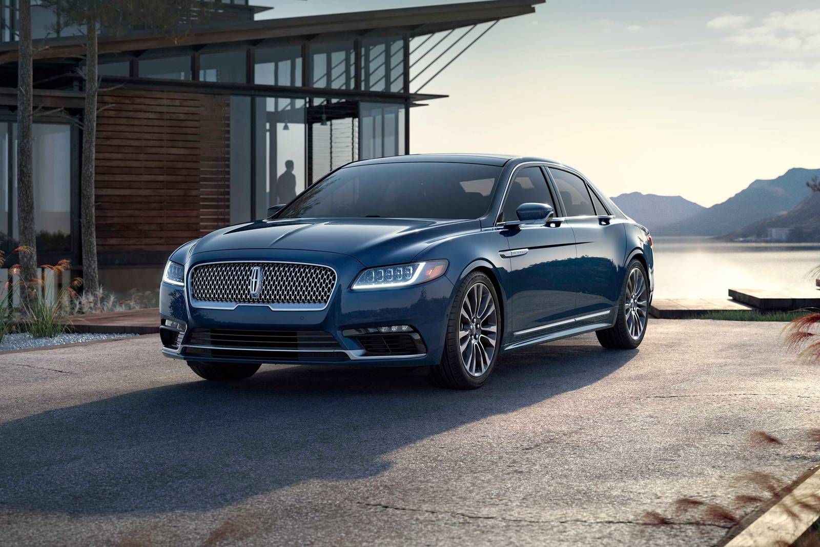 Lincoln Continental Reserve Sedan Exterior. Options Shown.