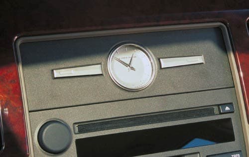 2004 Lincoln Town Car interior CC