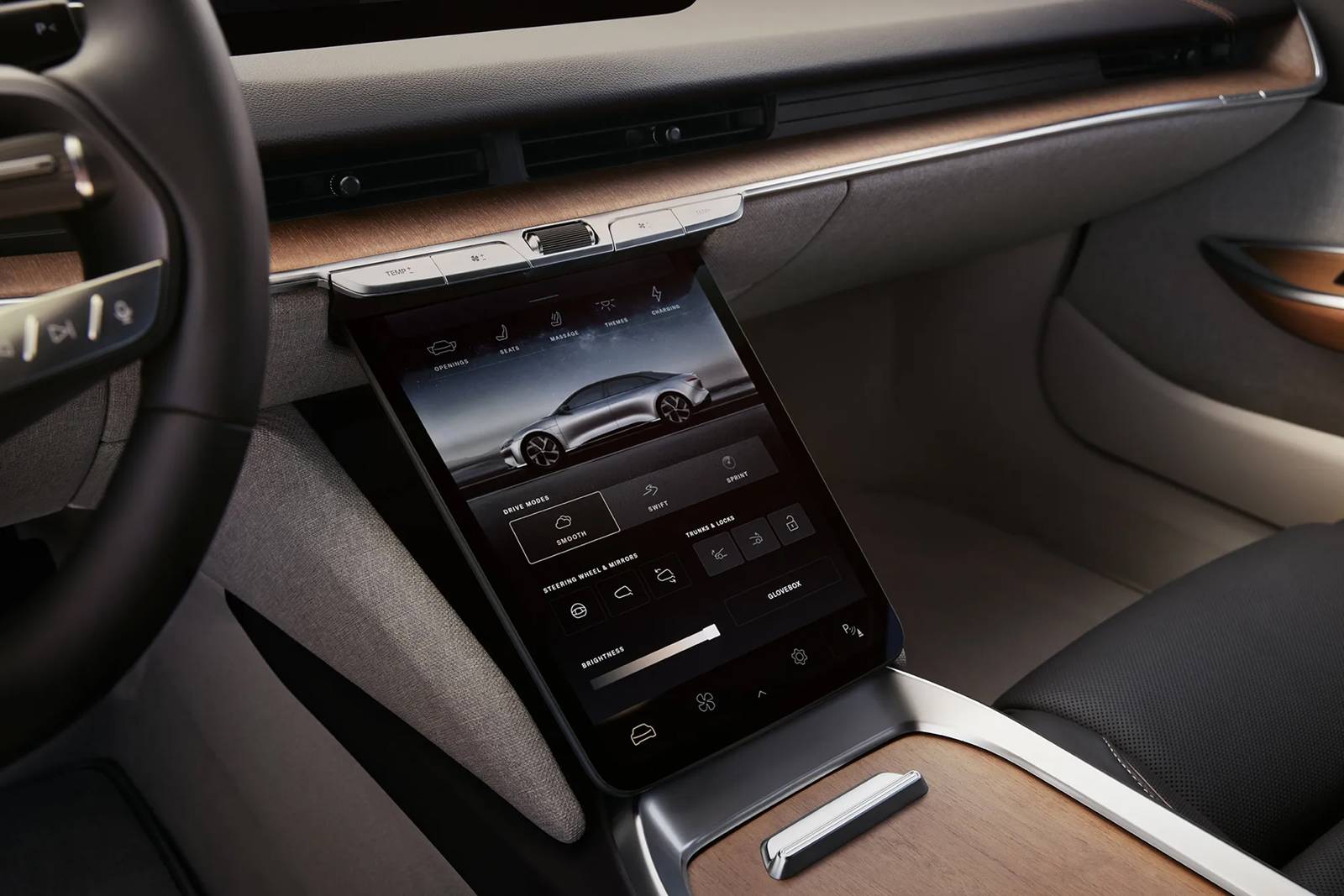 2025 Lucid Air interior CC