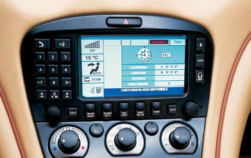 2002 Maserati Coupe interior CC