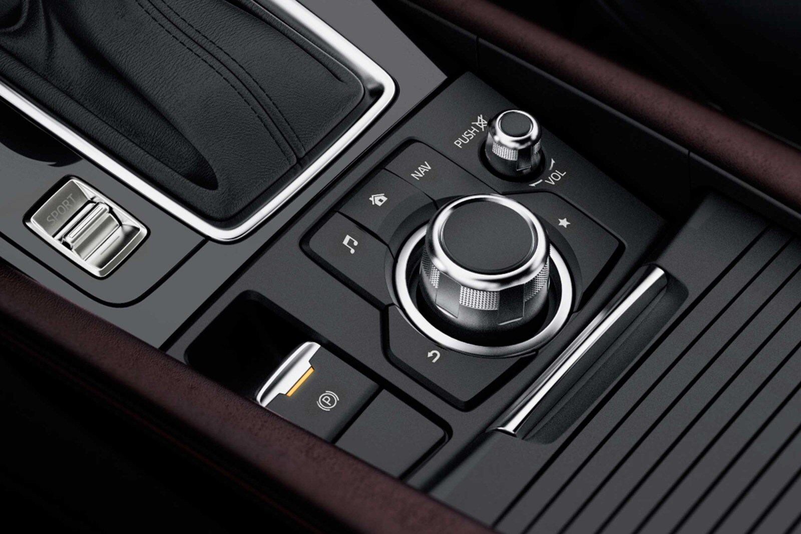 2017 Mazda 3 interior AUXCTRL