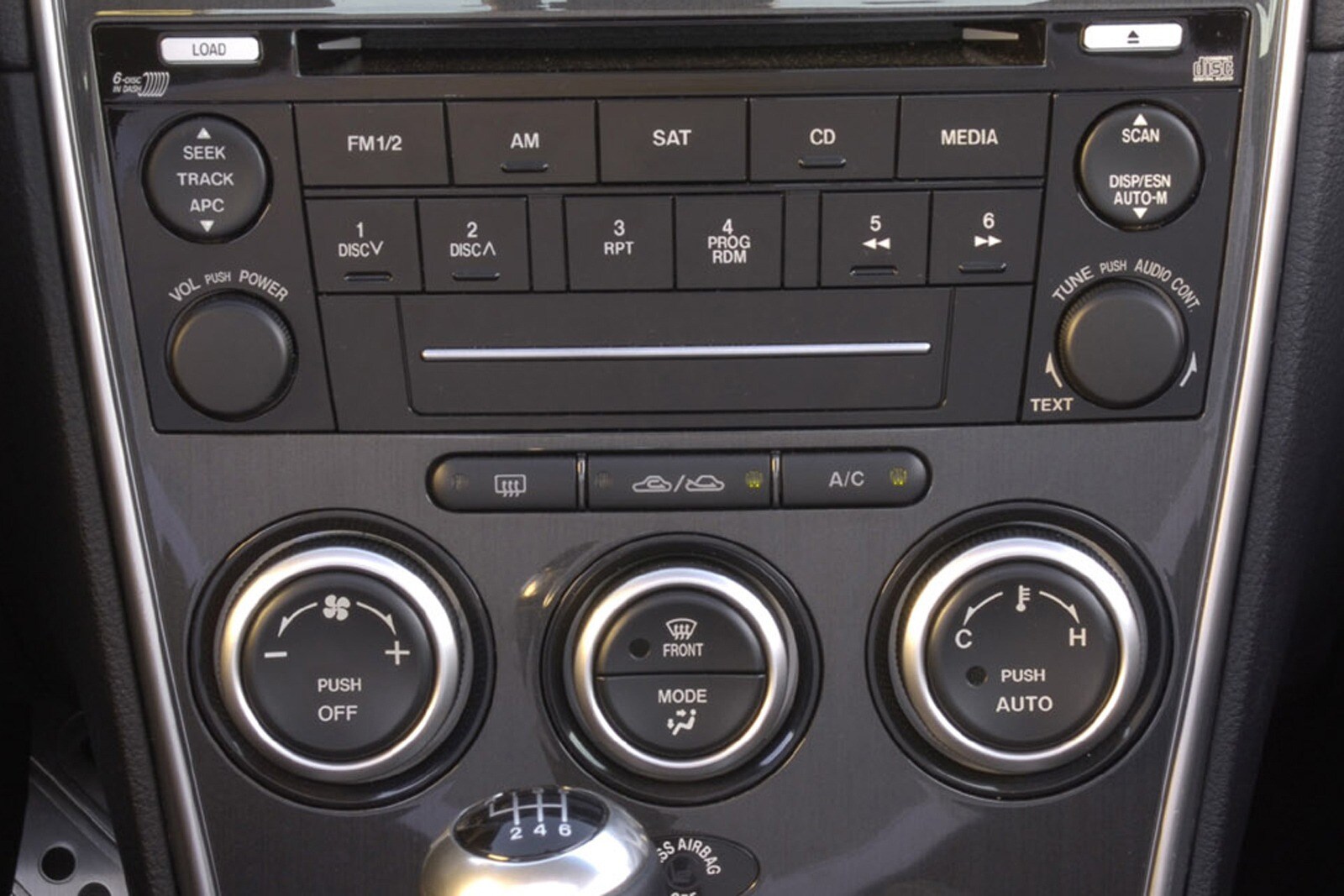 2007 Mazda Mazdaspeed 6 interior CUP