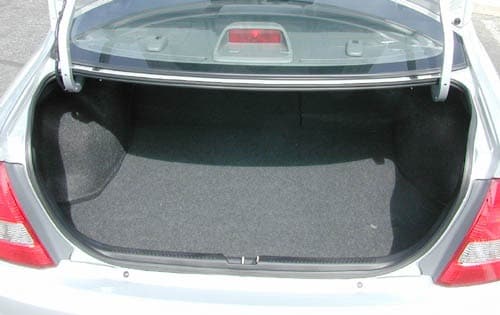 2000 Mazda Protege interior CARGO