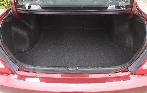 2001 Mazda Protege interior CARGO