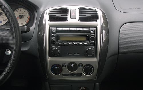 2001 Mazda Protege interior CC