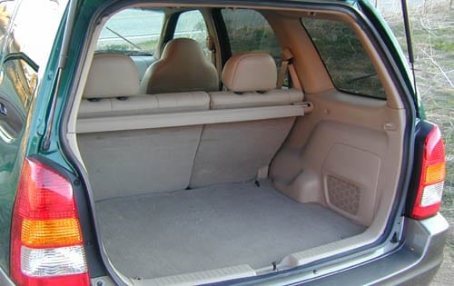 2001 Mazda Tribute interior CARGO