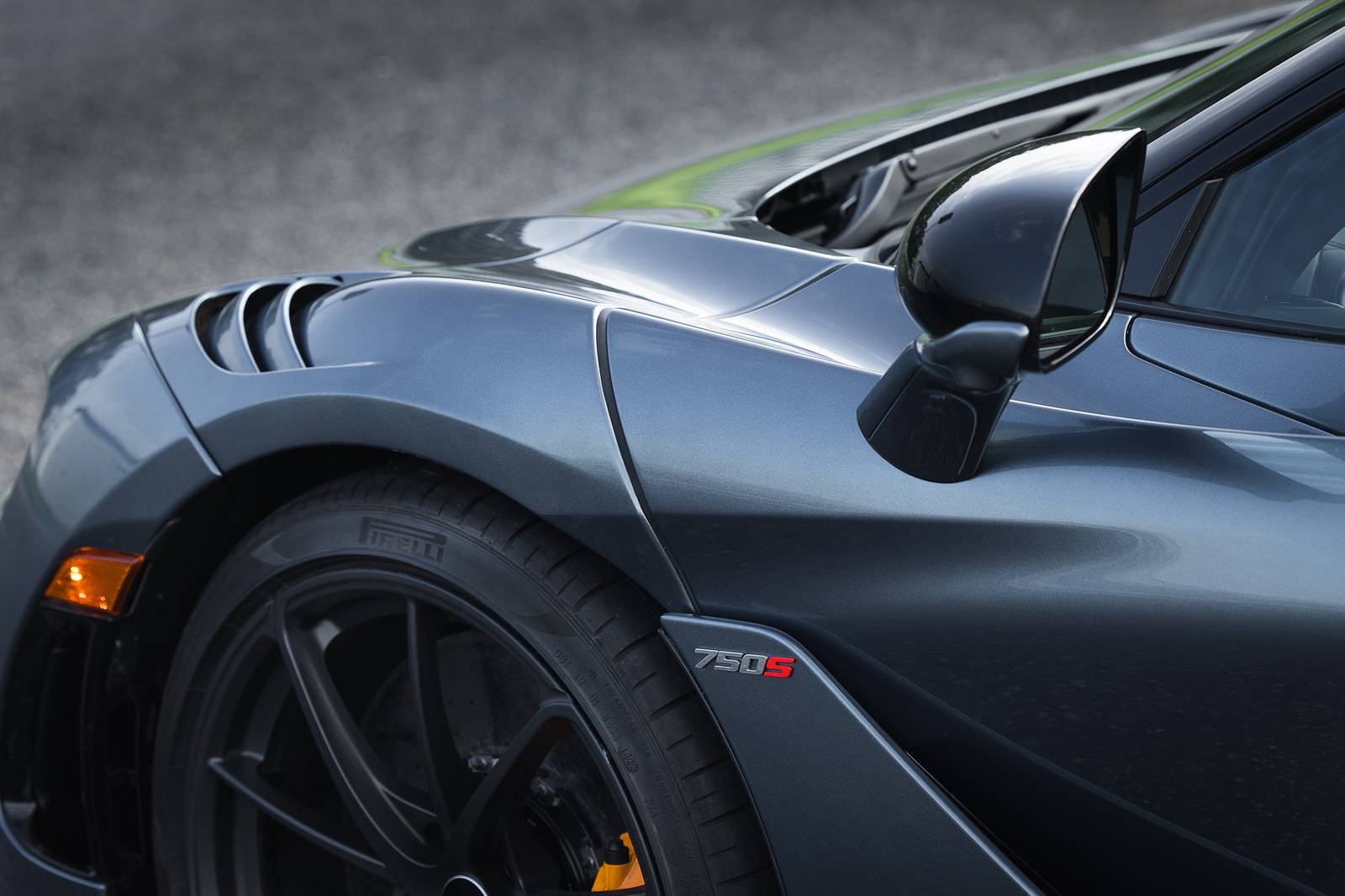 2024 McLaren 750S front safety EDETAIL