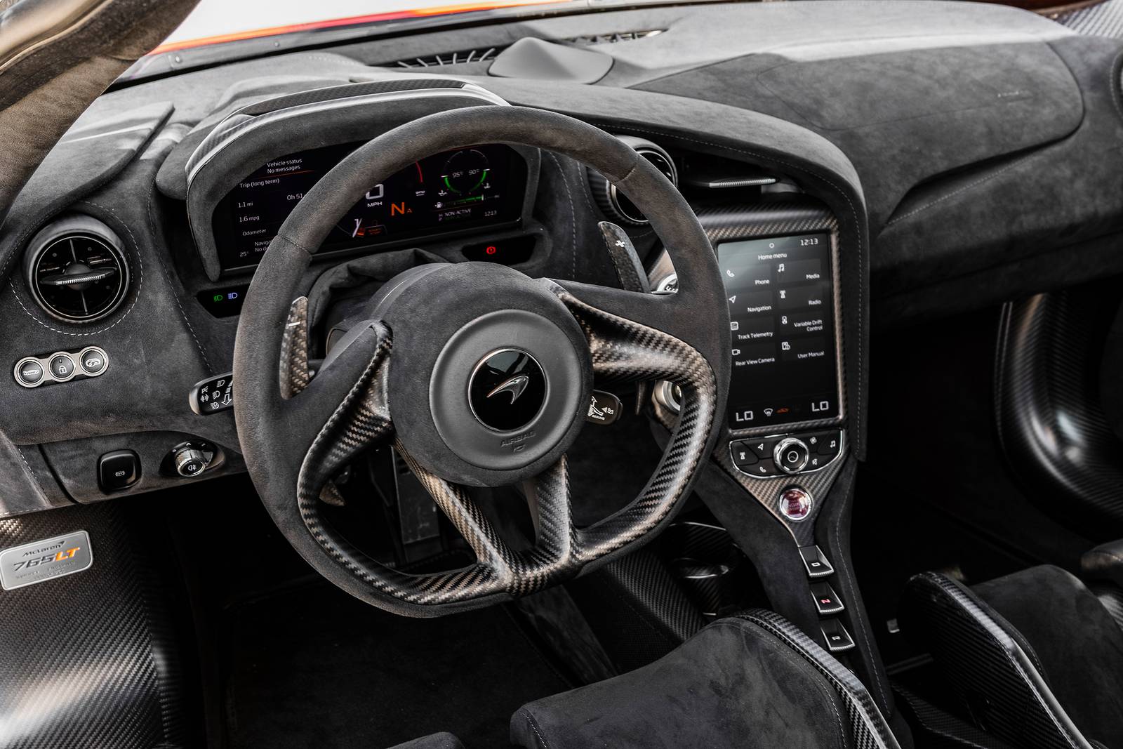 2021 McLaren 765LT interior SWD