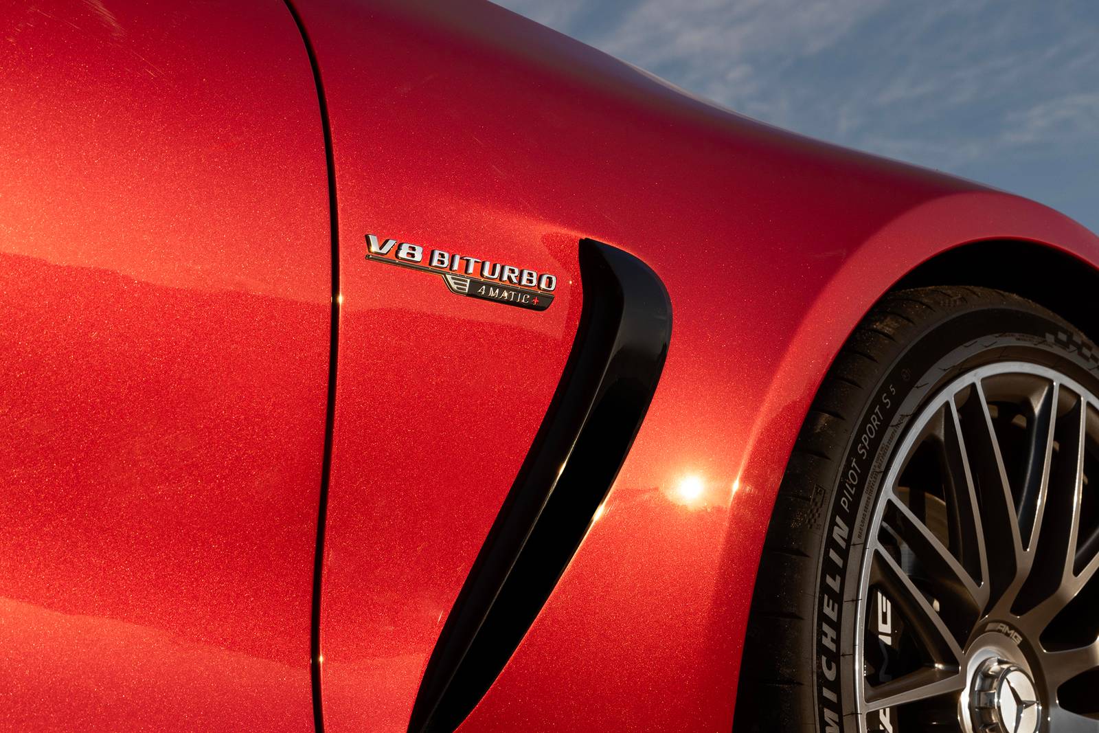 2024 Mercedes-Benz AMG GT front safety EDETAIL