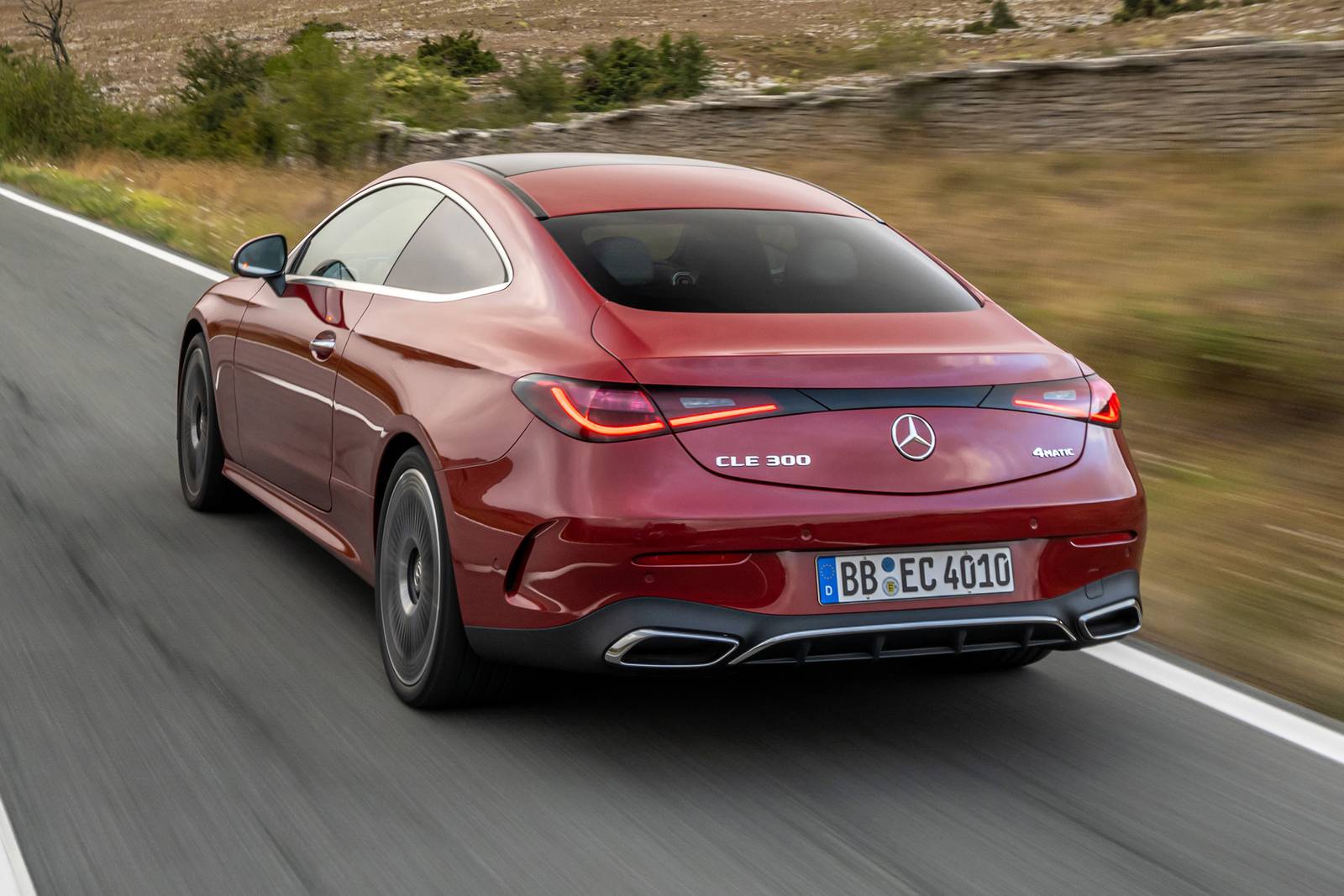 2024 Mercedes-Benz CLE CLE 300 4MATIC Coupe Exterior. European Model Shown.