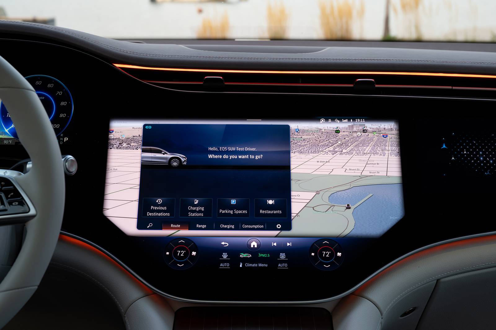 2023 Mercedes-Benz EQS front safety CC