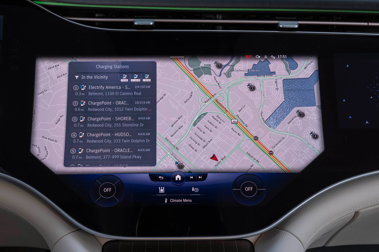2022 Mercedes-Benz Eqs interior NAVSYS
