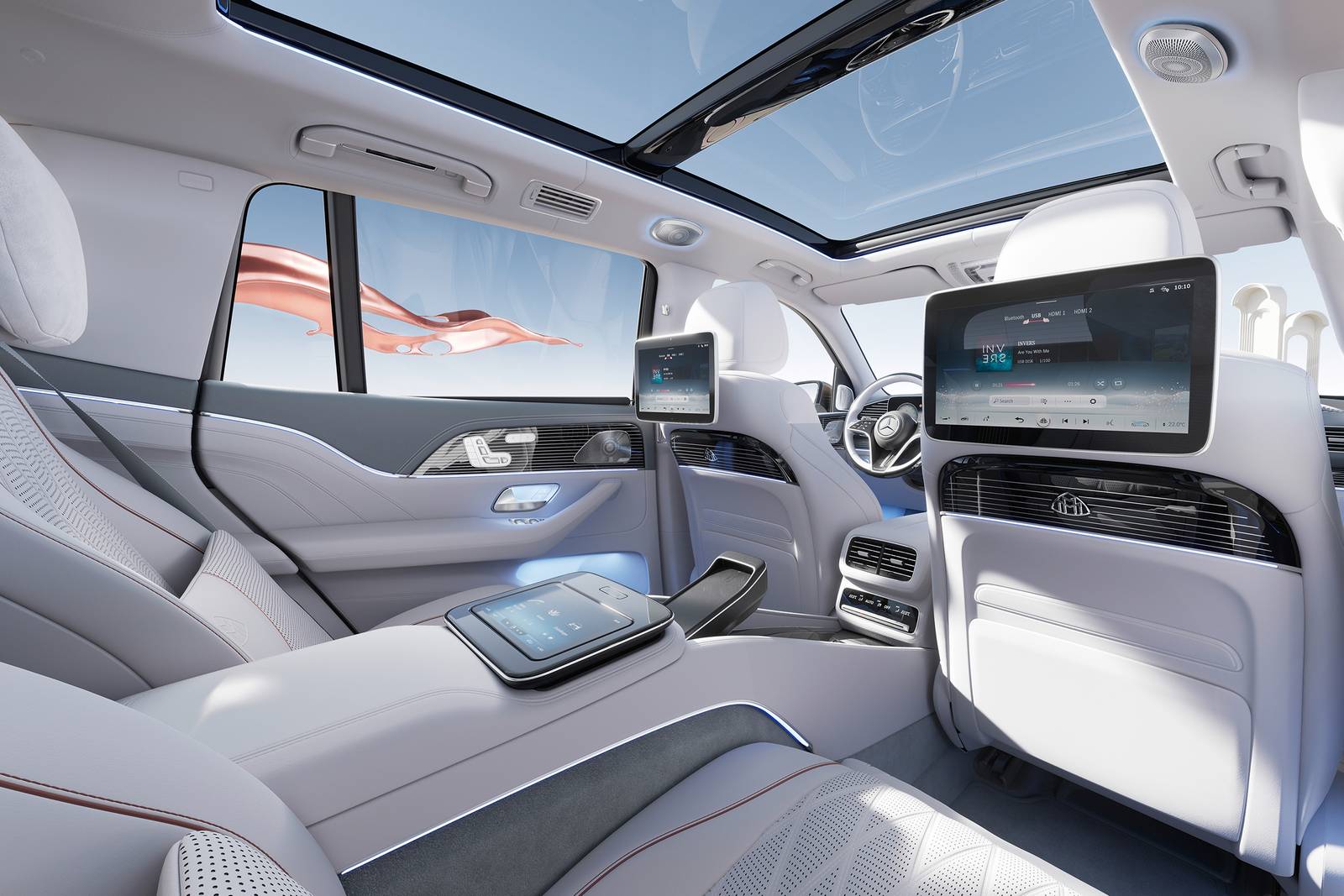 2024 Mercedes-Benz Maybach GLS interior DETAIL