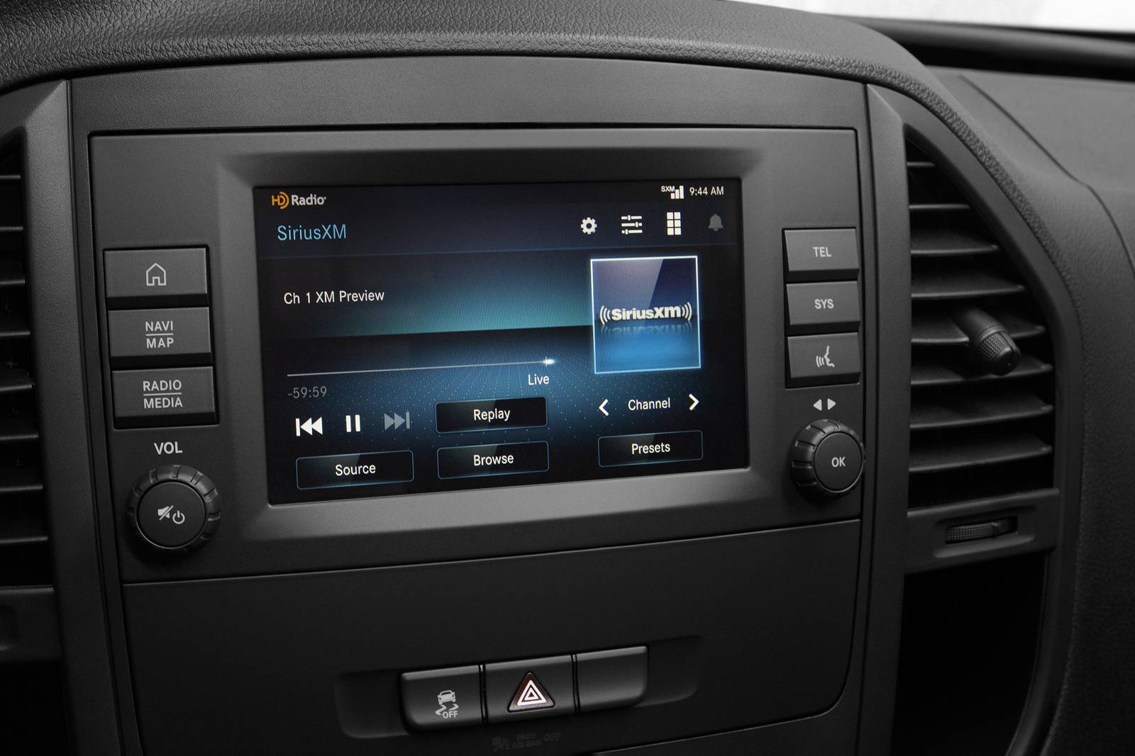 2021 Mercedes-Benz Metris interior CC