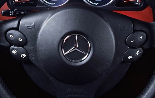 2006 Mercedes-Benz SLR McLaren interior DETAIL