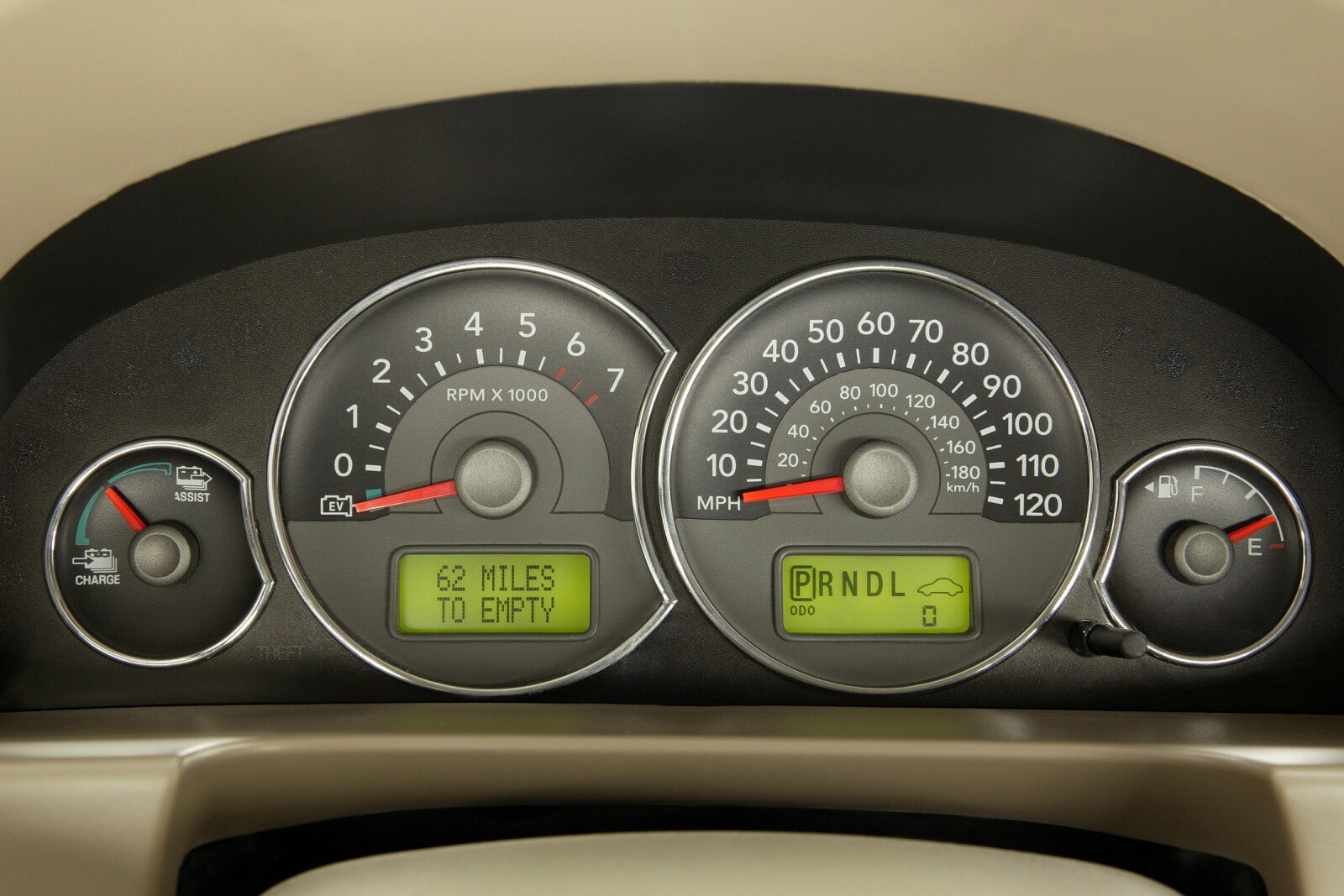 2007 Mercury Mariner Hybrid interior G