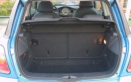 2002 MINI Cooper interior CARGO