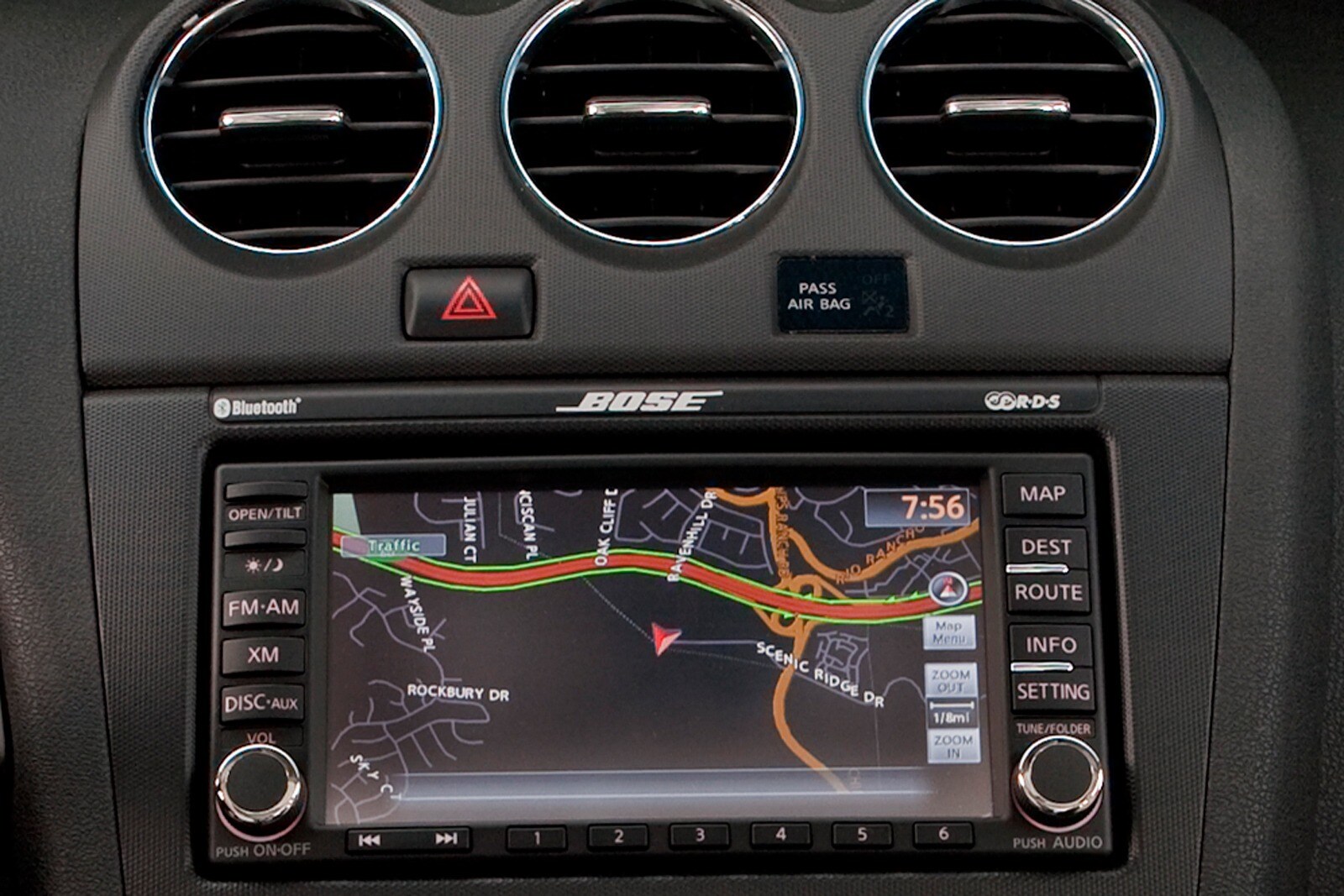 2010 Nissan Altima interior NAVSYS